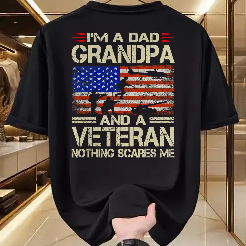 Best Grandpa Shirt, Proud Grandpa Unisex T-Shirt/Hoodie/Sweatshirt HLT00 -Fathers Day Gift Grandpa Gift Dad Grandpa And Veteran T-Shirt