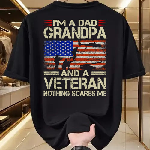 Best Grandpa Shirt, Proud Grandpa Unisex T-Shirt/Hoodie/Sweatshirt HLT00 -Fathers Day Gift Grandpa Gift Dad Grandpa And Veteran T-Shirt