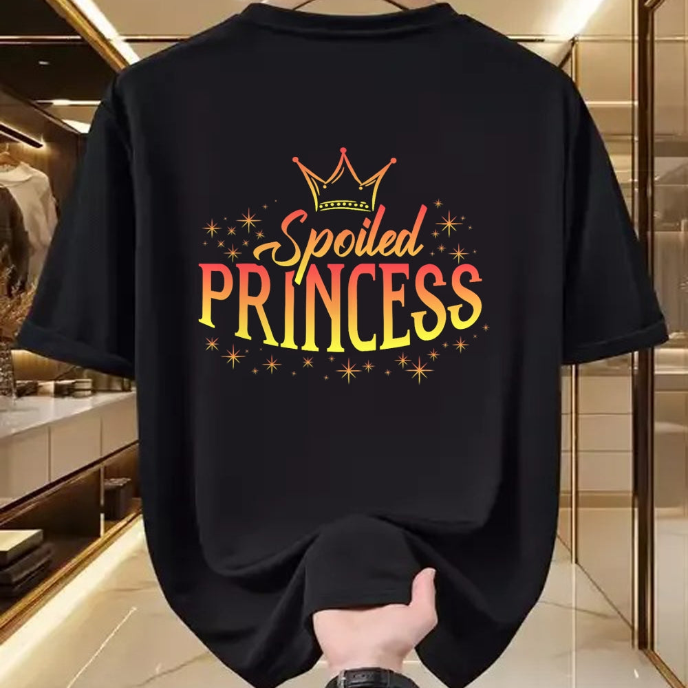 Best Wife Shirt, Wife and Husband Unisex T-Shirt/Hoodie/Sweatshirt HLT00 - Spoiled Princess High Maintenance Spoiled Kids Brats Girls T-Shirt