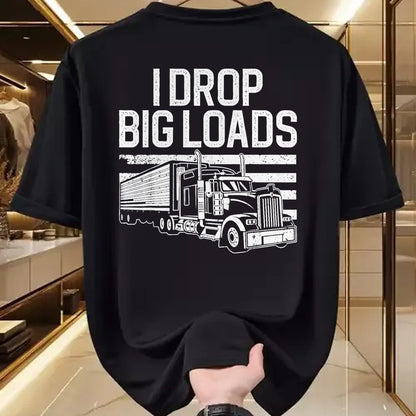 Best Truck Driver Life Shirt, Funny Trucker UnisexT-Shirt/Hoodie/Sweatshirt HLT00 - Funny Trucker Design for Men Women Semi Truck Driver Lover T-Shirt, Men, Black, Medium