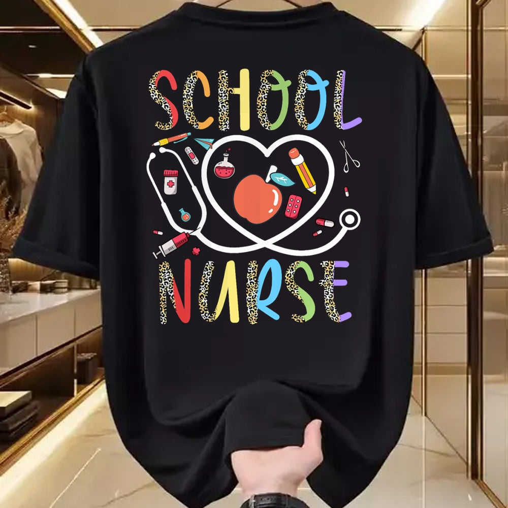 Funny Nurse Shirt, Nurse Unisex T-Shirt/Hoodie/Sweatshirt HLT00 - School Nurse Appreciation Nursing Nurse Day & Nurse Week T-Shirt