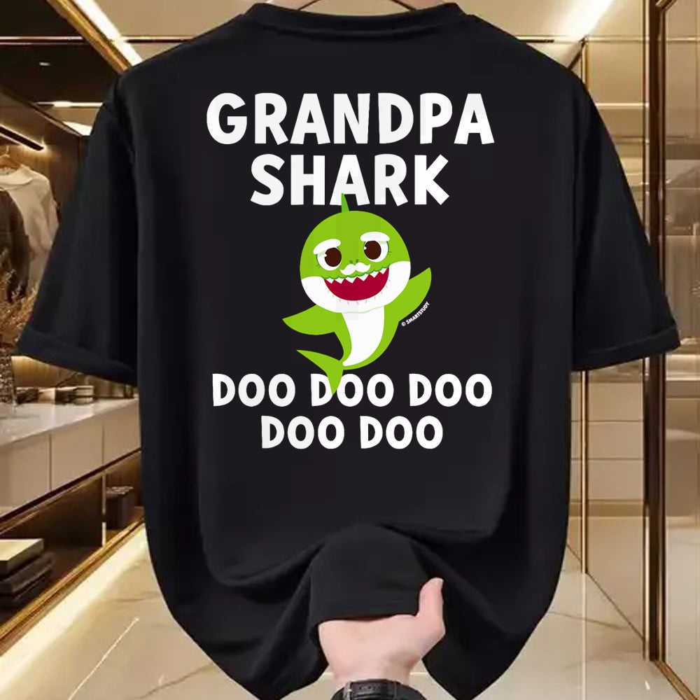 Best Grandpa Shirt, Proud Grandpa Unisex T-Shirt/Hoodie/Sweatshirt HLT00 - Pinkfong Grandpa Shark Official T-shirt T-Shirt (1)