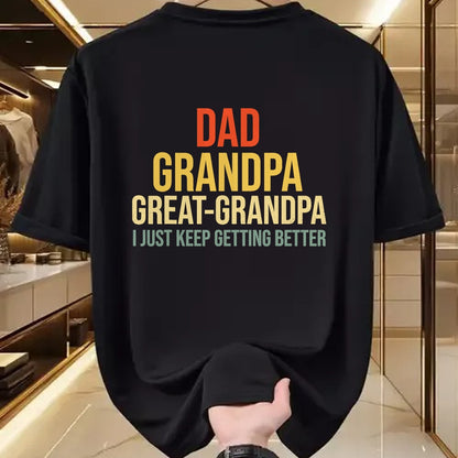 Best Grandpa Shirt, Proud Grandpa Unisex T-Shirt/Hoodie/Sweatshirt HLT00 - Funny Great Grandpa for Fathers Day T-Shirt (1)