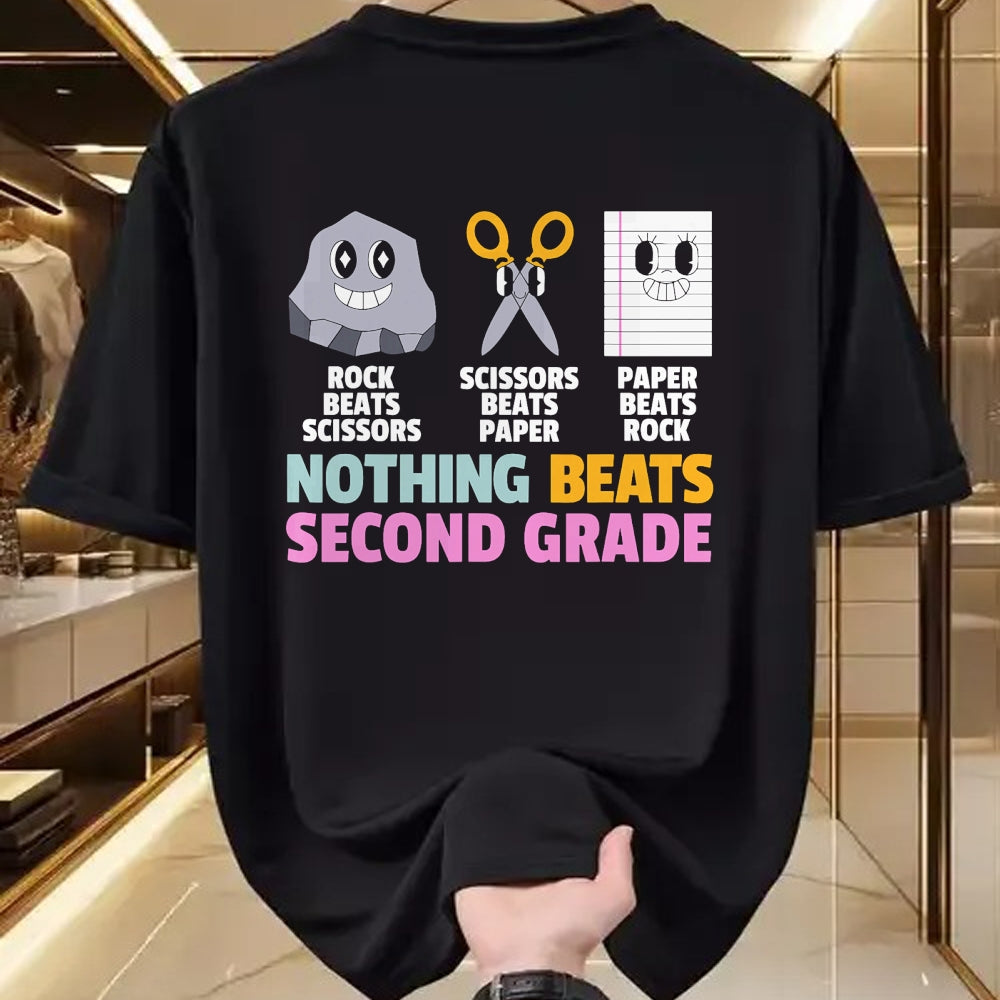 Best Teacher Shirt, Funny Teacher UnisexT-Shirt/Hoodie/Sweatshirt HLT00 - Nothing Beats 2nd Second Grade Back to School Teacher Kids T-Shirt