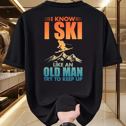 Best Grandpa Shirt, Proud Grandpa Unisex T-Shirt/Hoodie/Sweatshirt HLT00 -Best Ski Art For Grandpa Men Skiing Nordic Skier Skiing T-Shirt