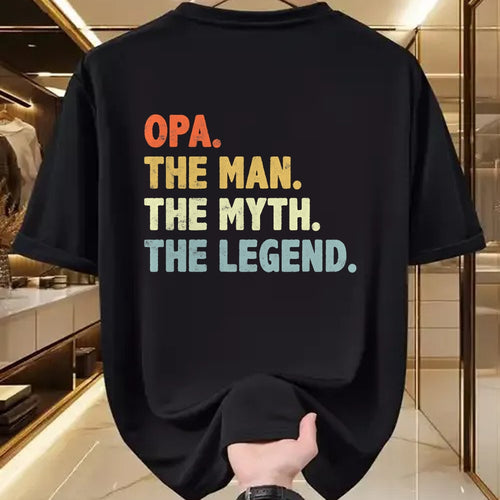 Best Grandpa Shirt, Proud Grandpa Unisex T-Shirt/Hoodie/Sweatshirt HLT00 - Opa The Man Myth Legend Father’s day gift for Grandpa G-Dad T-Shirt