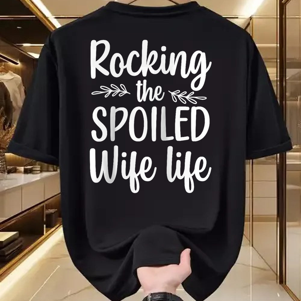 Best Wife Shirt, Wife and Husband Unisex T-Shirt/Hoodie/Sweatshirt HLT00 - Gift for wife T shirt, spoiled wife   Funny Spoiled Wife Art For Women Girls Husband Spoiled Wife Ra (18)