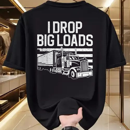 Best Truck Driver Life Shirt, Funny Trucker UnisexT-Shirt/Hoodie/Sweatshirt HLT00 - Funny Trucker Art for Men Women Kids Trucking Truck Driver T-Shirt, Men, Black, Large