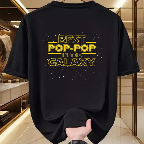 Best Grandpa Shirt, Proud Grandpa Unisex T-Shirt/Hoodie/Sweatshirt HLT00 - Grandpa Pop-Pop Shirt Gift, Best Pop-Pop in the Galaxy T-Shirt