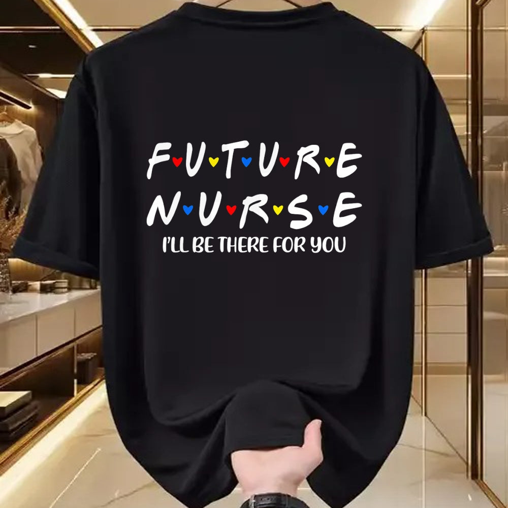 Funny Nurse Shirt, Nurse Unisex T-Shirt/Hoodie/Sweatshirt HLT00 - Future Nurse Funny Nursing Student Nurse School In Progress T-Shirt