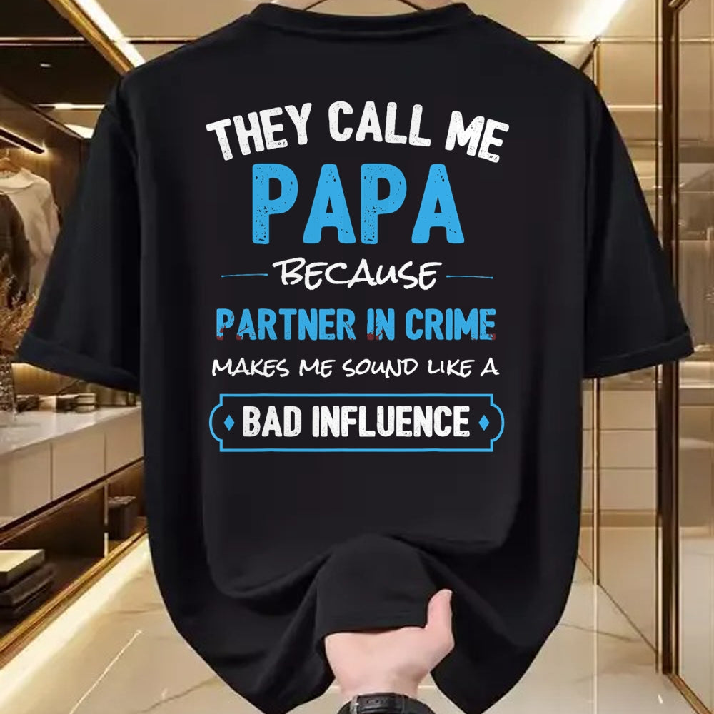 Best Grandpa Shirt, Proud Grandpa Unisex T-Shirt/Hoodie/Sweatshirt HLT00 - Funny Grandpa Papa Partner In Crime Dad T-Shirt
