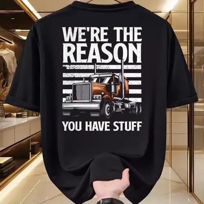 Best Truck Driver Life Shirt, Funny Trucker UnisexT-Shirt/Hoodie/Sweatshirt HLT00 - Funny Trucker Design for Men Big Rig Trucker Truck Driver T-Shirt, Men, Black, Small