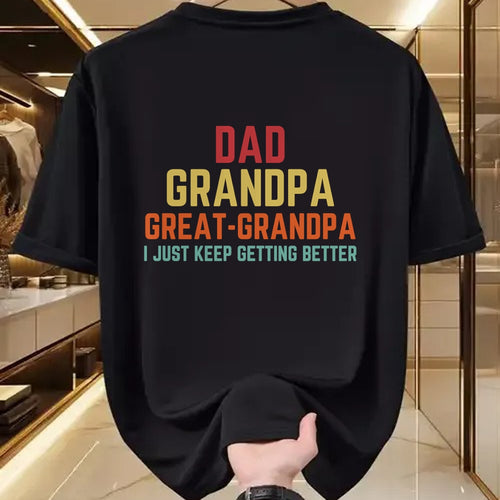 Best Grandpa Shirt, Proud Grandpa Unisex T-Shirt/Hoodie/Sweatshirt HLT00 - Fathers Day Gift from Grandkids Dad Grandpa Great Grandpa Long Sleeve T-Shirt