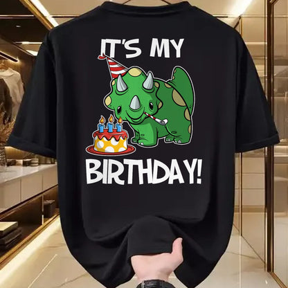 Best Dinosaur Lover Shirt, Funny Dinosaur UnisexT-Shirt/Hoodie/Sweatshirt HLT00 - OKAI Birthday Tees Unisex-Kids Triceratops Dinosaur Birthday T-Shirt, Black, Small