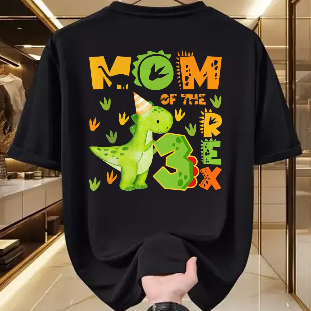 Best Dinosaur Lover Shirt, Funny Dinosaur UnisexT-Shirt/Hoodie/Sweatshirt HLT00 - Mom of The Three Rex 3rd Birthday Boy Dinosaur T-Rex T-Shirt
