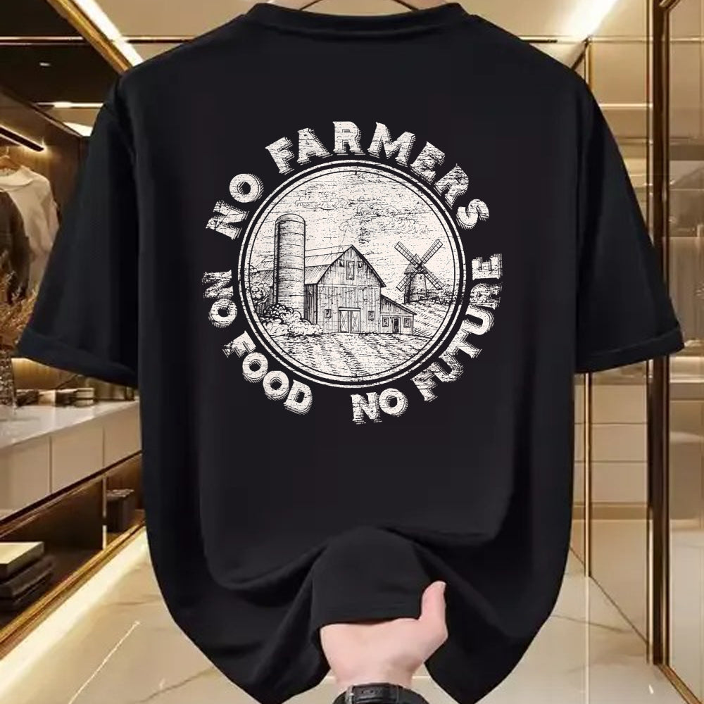 Best Farmer Life Shirt, Funny Farmer UnisexT-Shirt/Hoodie/Sweatshirt HLT00 - No Farmers No Food No Future T-Shirt Small