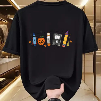 Best Teacher Shirt, Funny Teacher UnisexT-Shirt/Hoodie/Sweatshirt HLT00 - Back to School Halloween Teacher Spooky School Supplies T-Shirt
