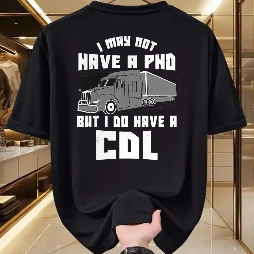 Best Truck Driver Life Shirt, Funny Trucker UnisexT-Shirt/Hoodie/Sweatshirt HLT00 - Funny Truck Driver Licence CDL Cargo Logbook Saying Gift T-Shirt