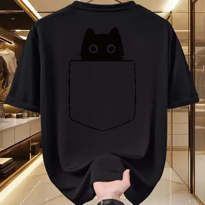 Cat Love Shirt, Funny Cat Lover Gift UnisexT-Shirt/Hoodie/Sweatshirt HLT00 - Cat in Pocket Shirt for Kids Women Men Funny Cute Cats Lover T-Shirt