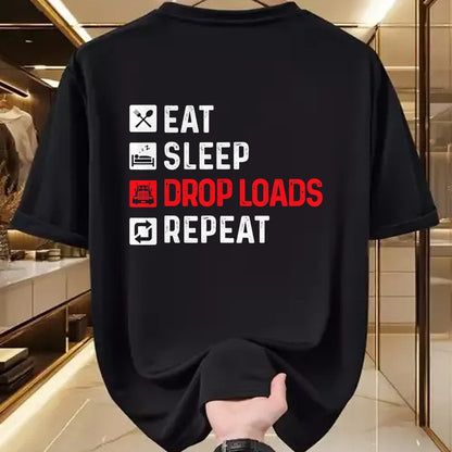 Best Truck Driver Life Shirt, Funny Trucker UnisexT-Shirt/Hoodie/Sweatshirt HLT00 - Drop Loads - Trucker Semi Truck Driver Big Rig Trucking T-Shirt