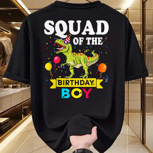 Best Dinosaur Lover Shirt, Funny Dinosaur UnisexT-Shirt/Hoodie/Sweatshirt HLT00 - Squad Of The Birthday Boy Dinosaur T-Rex Matching Family T-Shirt