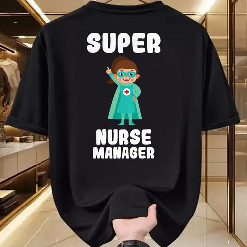 Funny Nurse Shirt, Nurse Unisex T-Shirt/Hoodie/Sweatshirt HLT00 - Super Nurse Manager Funny Cute Women Nurses Shirt T-Shirt