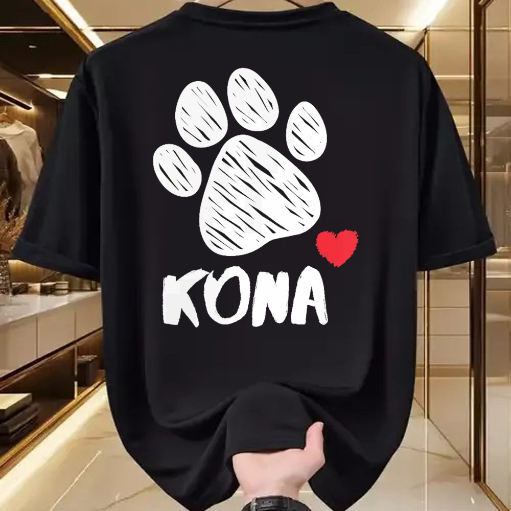 Dog Love Shirt, Dog Lover Gift T-Shirt/Hoodie/Sweatshirt HLT00 - Kona My Dog Kona I love My Dog Kona Puppy Love Dog Lover T-Shirt