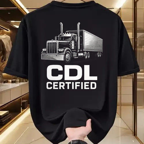 Best Truck Driver Life Shirt, Funny Trucker UnisexT-Shirt/Hoodie/Sweatshirt HLT00 - CDL Certified - Trucker Driver Funny Art T-Shirt