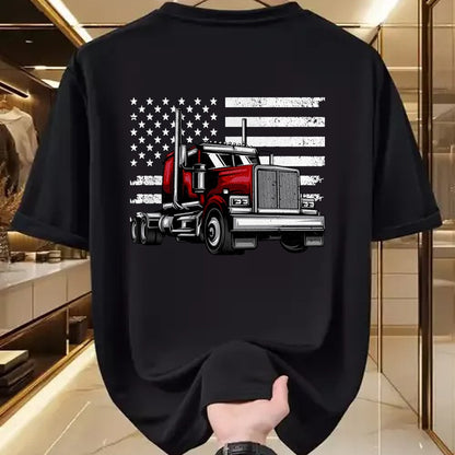 Best Truck Driver Life Shirt, Funny Trucker UnisexT-Shirt/Hoodie/Sweatshirt HLT00 - Cool Truck Design for Men Women Trucker Vehicle Truck Driver T-Shirt, Men, Black, X-Large