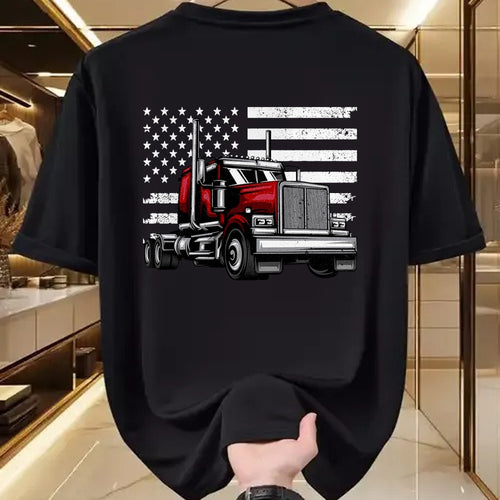 Best Truck Driver Life Shirt, Funny Trucker UnisexT-Shirt/Hoodie/Sweatshirt HLT00 - Cool Truck Design for Men Women Trucker Vehicle Truck Driver T-Shirt, Men, Black, X-Large