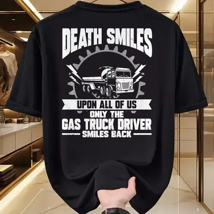 Best Truck Driver Life Shirt, Funny Trucker UnisexT-Shirt/Hoodie/Sweatshirt HLT00 - Gas Trucker Tanker Gas Truck Driver Fuel Truck Driver Premium Tri-blend T-Shirt