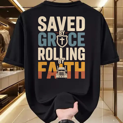 Best Truck Driver Life Shirt, Funny Trucker UnisexT-Shirt/Hoodie/Sweatshirt HLT00 - Christian Trucker Jesus Christ 18 Wheeler Truck Driver T-Shirt