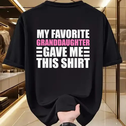 Best Grandpa Shirt, Proud Grandpa Unisex T-Shirt/Hoodie/Sweatshirt HLT00 - Funny Grandpa Art From Granddaughter For Men Grandfather T-Shirt