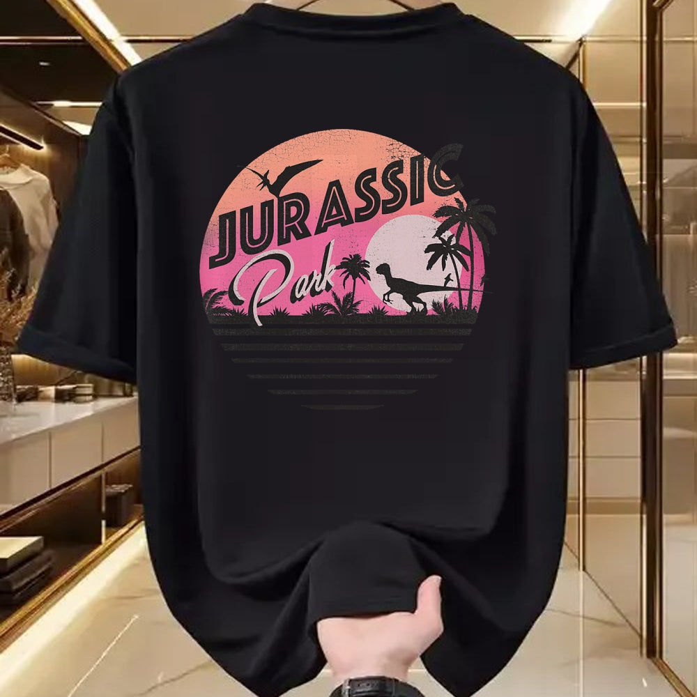 Best Dinosaur Lover Shirt, Funny Dinosaur UnisexT-Shirt/Hoodie/Sweatshirt HLT00 - Jurassic Park Retro 90_s Dinosaur Scene T-Shirt