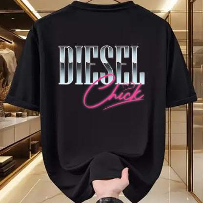 Best Truck Driver Life Shirt, Funny Trucker UnisexT-Shirt/Hoodie/Sweatshirt HLT00 - Diesel Chick Trucker Truck Driver Funny Women Retro Vintage T-Shirt (2)