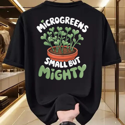 Best Farmer Life Shirt, Funny Farmer UnisexT-Shirt/Hoodie/Sweatshirt HLT00 - Small Mighty Farmer Sprouts Plant Gardening Microgreens T-Shirt