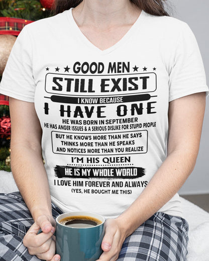 September - Good men Still Exist - gift for your girlfriend, wife from Husband - HLT09 (SKU-GM-09)
