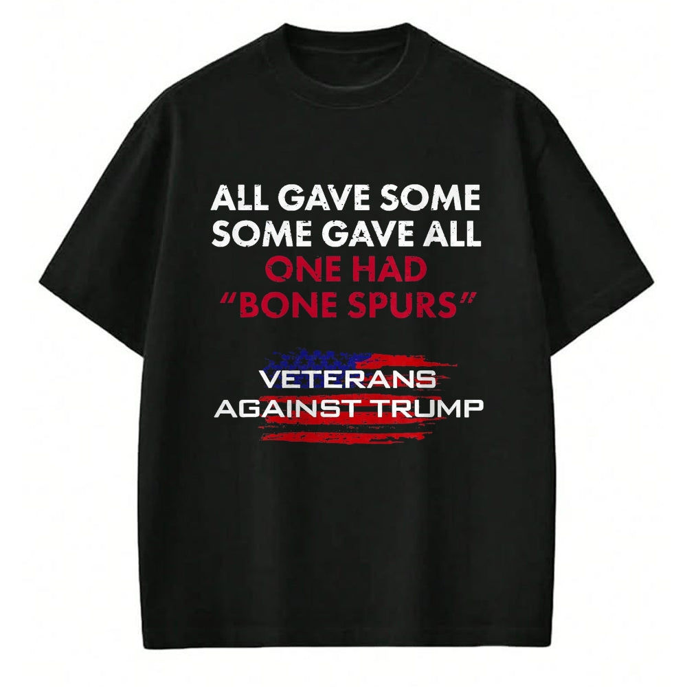 Proud Veteran Shirt, Funny Veteran UnisexT-Shirt/Hoodie/Sweatshirt HLT00 - Veterans Anti-Trump Draft Dodger Bone Spores Vet T-Shirt T-Shirt, Men, Asphalt Grey, X-Large