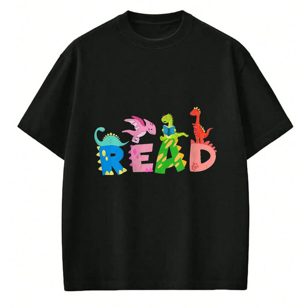 Best Dinosaur Lover Shirt, Funny Dinosaur UnisexT-Shirt/Hoodie/Sweatshirt HLT00 - Funny Reading Dinosaur T rex Dino Book Lover T-Shirt, Men, Black, 3X-Large