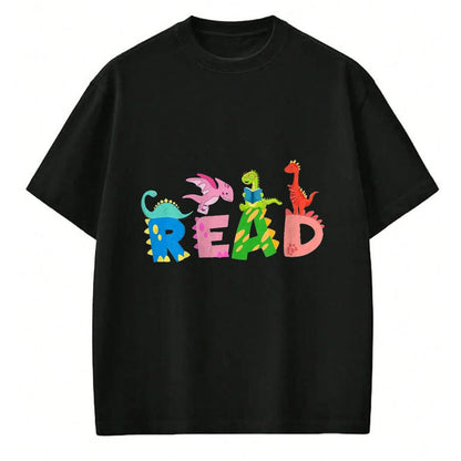 Best Dinosaur Lover Shirt, Funny Dinosaur UnisexT-Shirt/Hoodie/Sweatshirt HLT00 - Funny Reading Dinosaur T rex Dino Book Lover T-Shirt, Men, Black, 3X-Large
