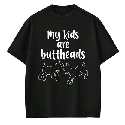 Best Farmer Life Shirt, Funny Farmer UnisexT-Shirt/Hoodie/Sweatshirt HLT00 - My Kids are Buttheads Goat Mom Farmer T-Shirt