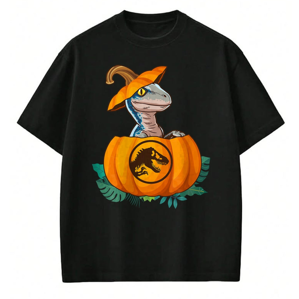 Best Dinosaur Lover Shirt, Funny Dinosaur UnisexT-Shirt/Hoodie/Sweatshirt HLT00 - Jurassic World Halloween Dinosaur Pumpkin Logo T-Shirt