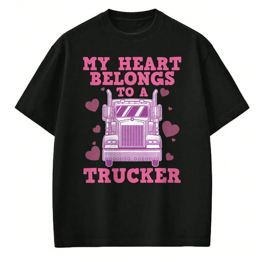 Best Truck Driver Life Shirt, Funny Trucker UnisexT-Shirt/Hoodie/Sweatshirt HLT00 - Cool Truckers Wife Gift for Women Funny Truck Driver Girl T-Shirt