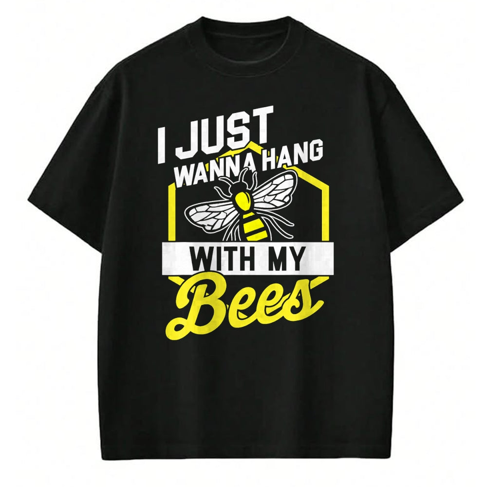 Best Farmer Life Shirt, Funny Farmer UnisexT-Shirt/Hoodie/Sweatshirt HLT00 - Hang with My Bees - Beekeeper & Beekeeping Gift T-Shirt T-Shirt