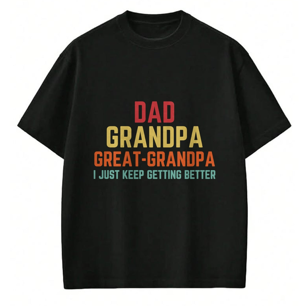 Best Grandpa Shirt, Proud Grandpa Unisex T-Shirt/Hoodie/Sweatshirt HLT00 - Fathers Day Gift from Grandkids Dad Grandpa Great Grandpa Long Sleeve T-Shirt