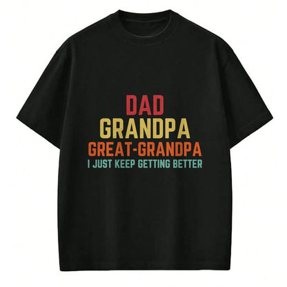 Best Grandpa Shirt, Proud Grandpa Unisex T-Shirt/Hoodie/Sweatshirt HLT00 - Fathers Day Gift from Grandkids Dad Grandpa Great Grandpa Long Sleeve T-Shirt