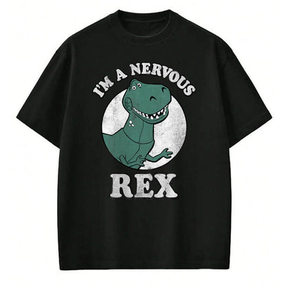 Best Dinosaur Lover Shirt, Funny Dinosaur UnisexT-Shirt/Hoodie/Sweatshirt HLT00 - Disney Pixar Toy Story I_m A Nervous Rex Dinosaur T-Shirt