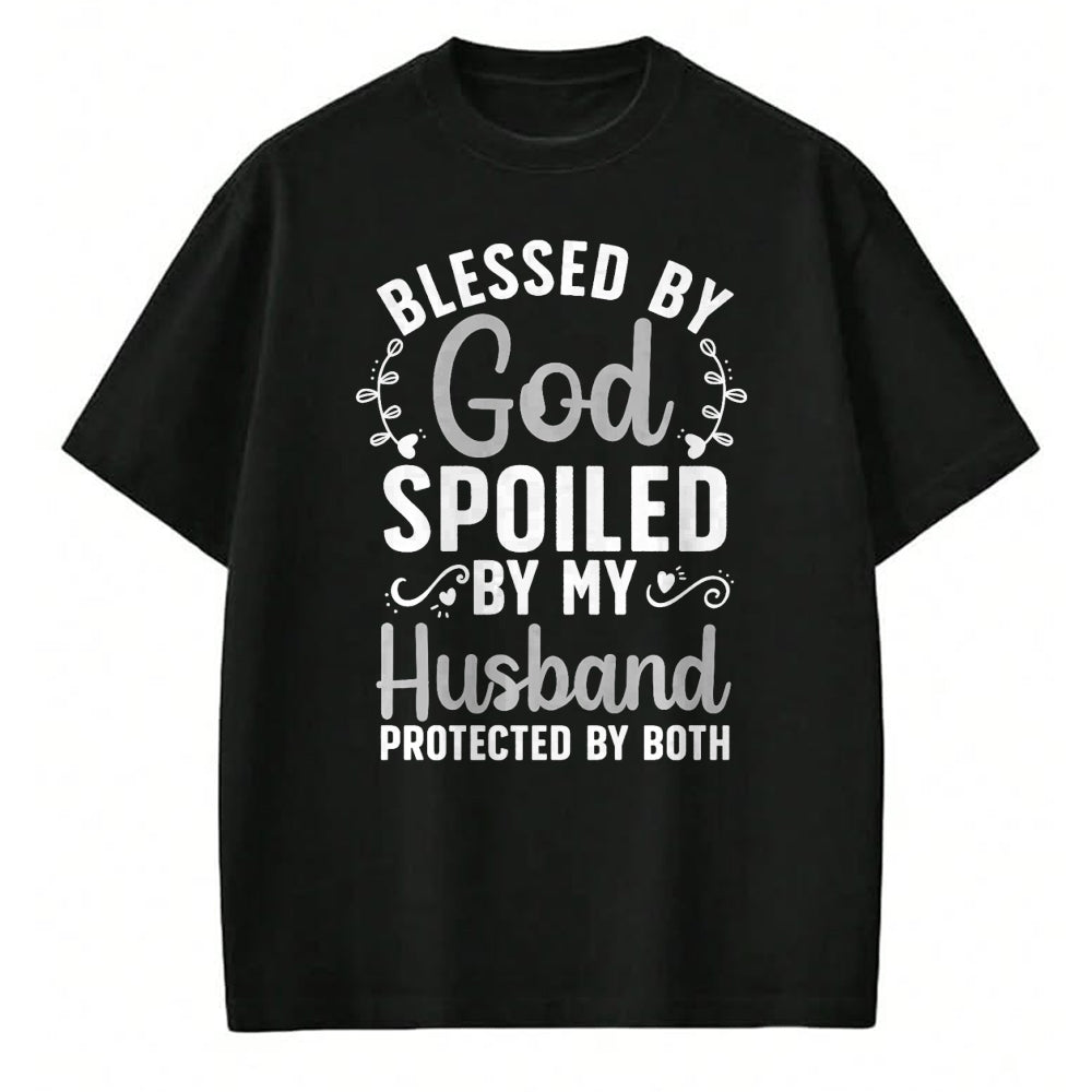 Best Wife Shirt, Wife and Husband Unisex T-Shirt/Hoodie/Sweatshirt HLT00 - Gift for wife T shirt, spoiled wife   Funny Spoiled Wife Art For Women Girls Husband Spoiled Wife Pr (26)
