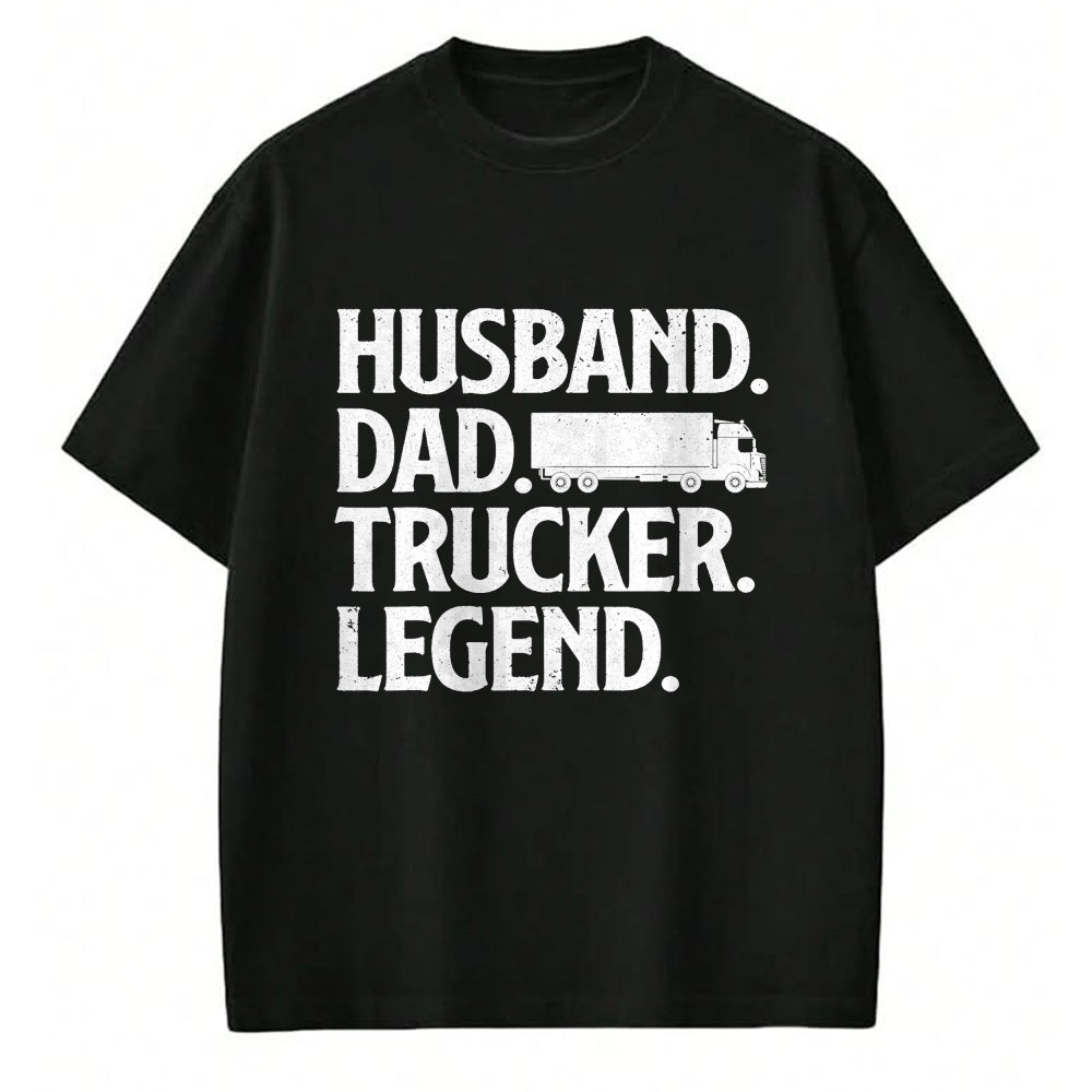 Best Truck Driver Life Shirt, Funny Trucker UnisexT-Shirt/Hoodie/Sweatshirt HLT00 - Funny Trucker Art for Truck Driver Husband Men Dad Trucking T-Shirt Small