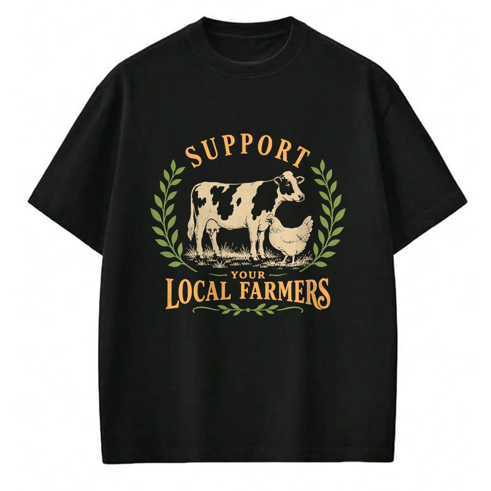 Best Farmer Life Shirt, Funny Farmer UnisexT-Shirt/Hoodie/Sweatshirt HLT00 - Support Your Local Farmers Farm Agriculture T-Shirt